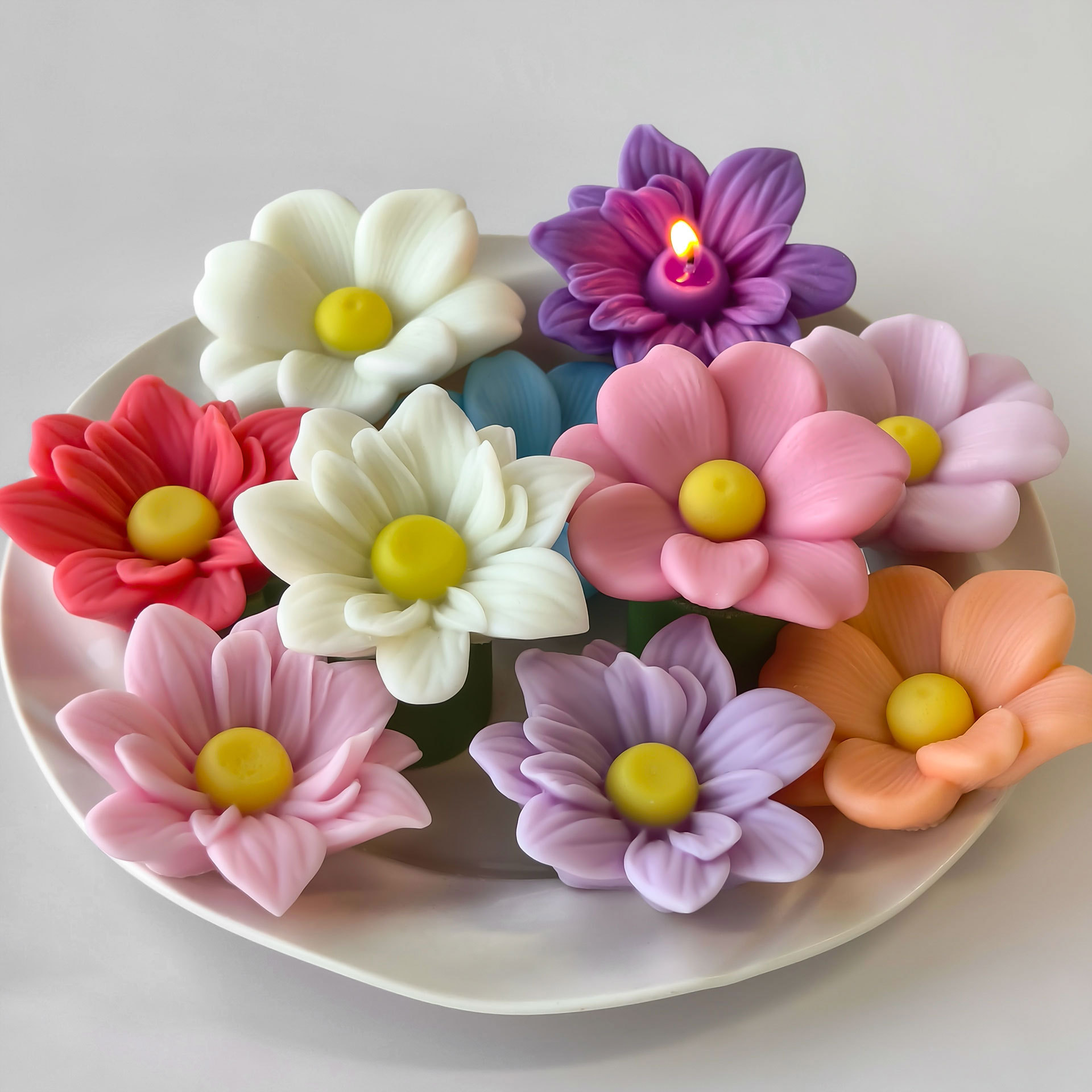 DIY Flowers Aroma Candle Silic - Candle Supplies Shop ulasan dan harga