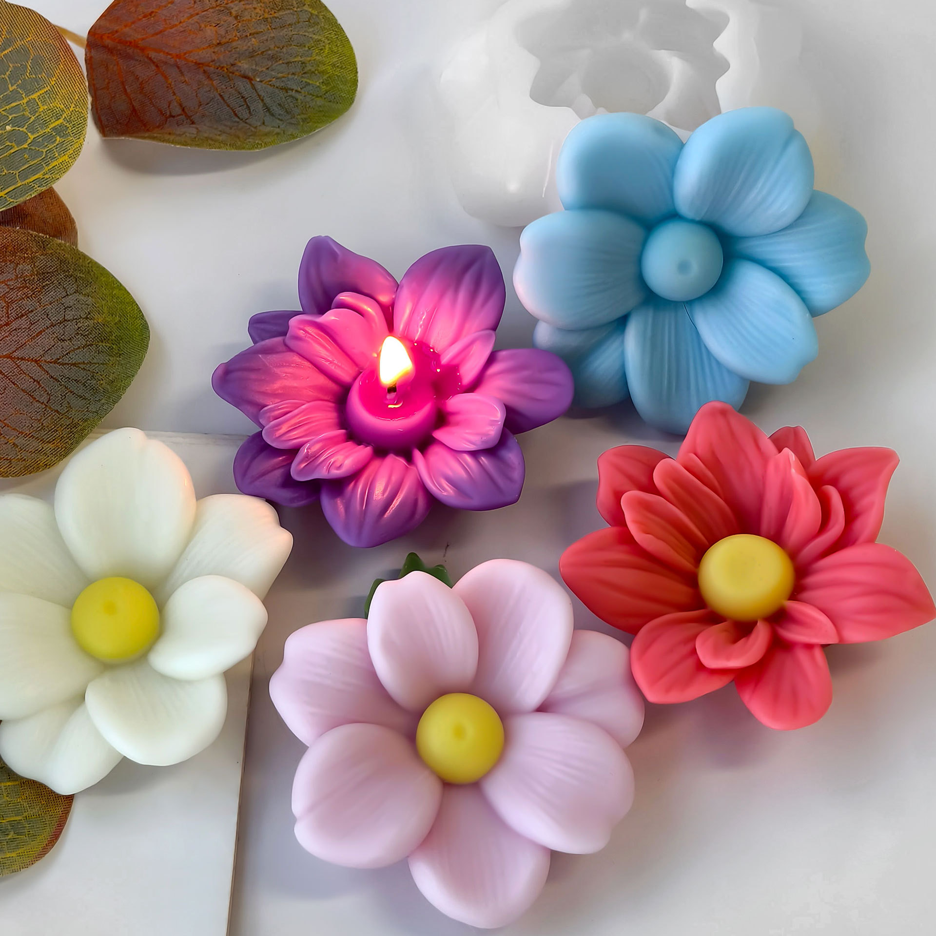 DIY Flowers Aroma Candle Silic - Candle Supplies Shop ulasan dan harga