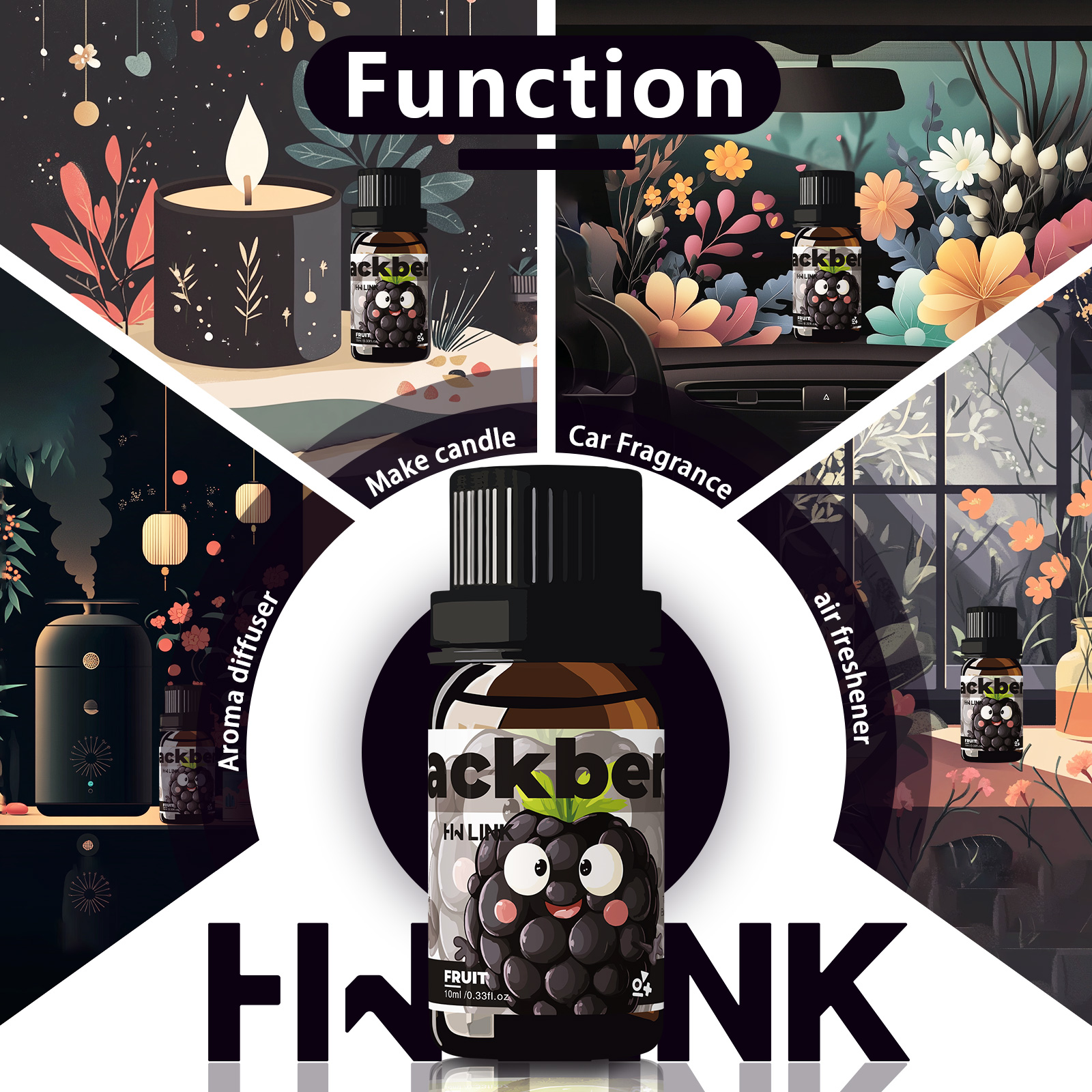 Blackberry Essential Oil  10ml - Fragrance Oil 10Ml ulasan dan harga