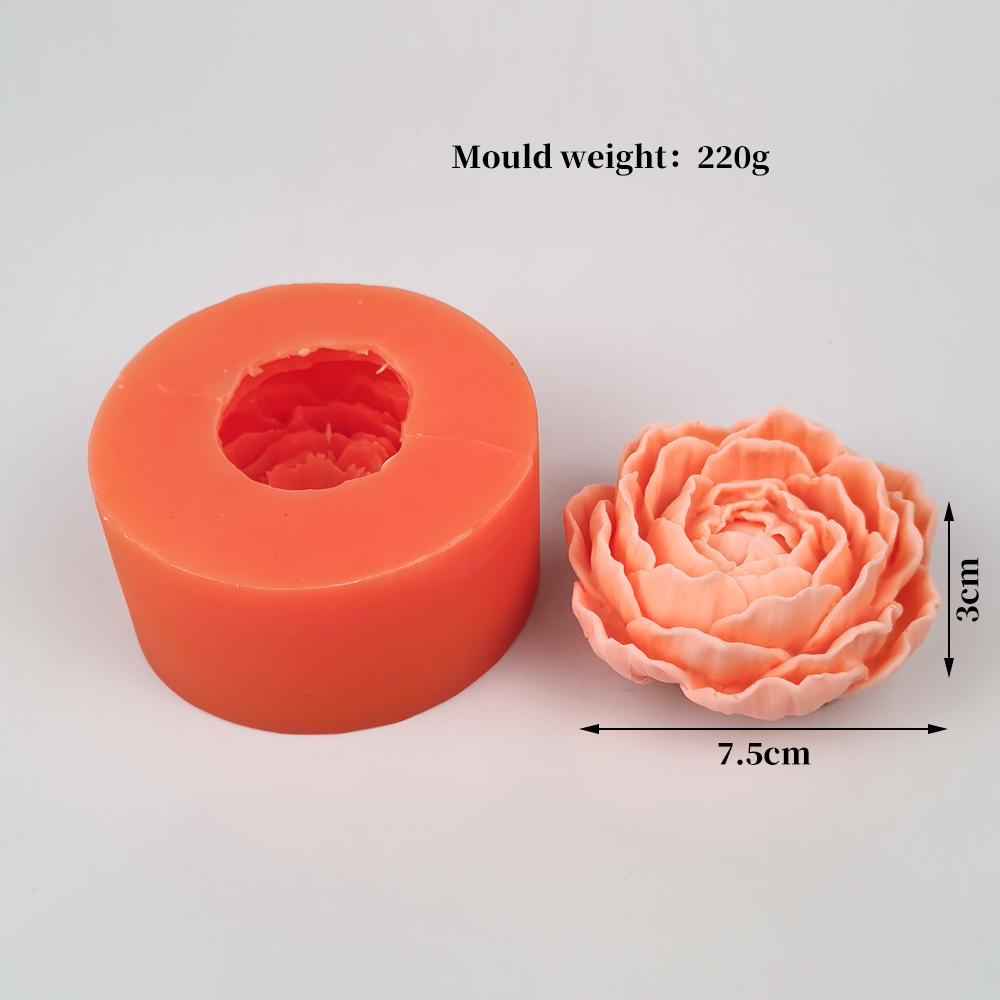 Peony Flower Candle Mold Manua - Candle Supplies Eu ulasan dan harga