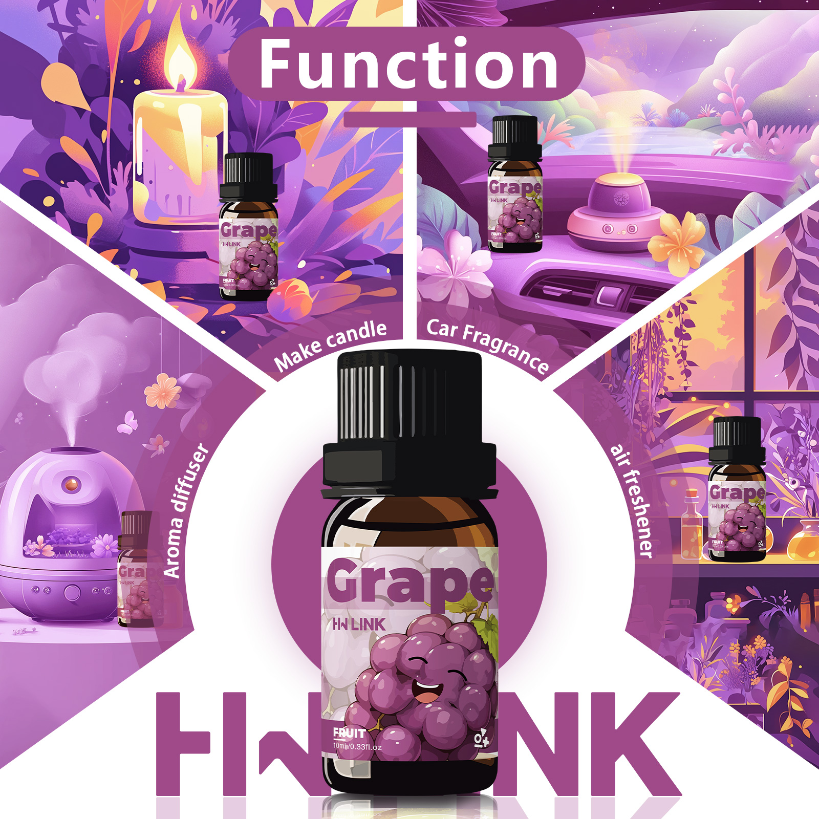 Grape Essential Oil 10ml  Grap - Fragrance Oil 10Ml ulasan dan harga