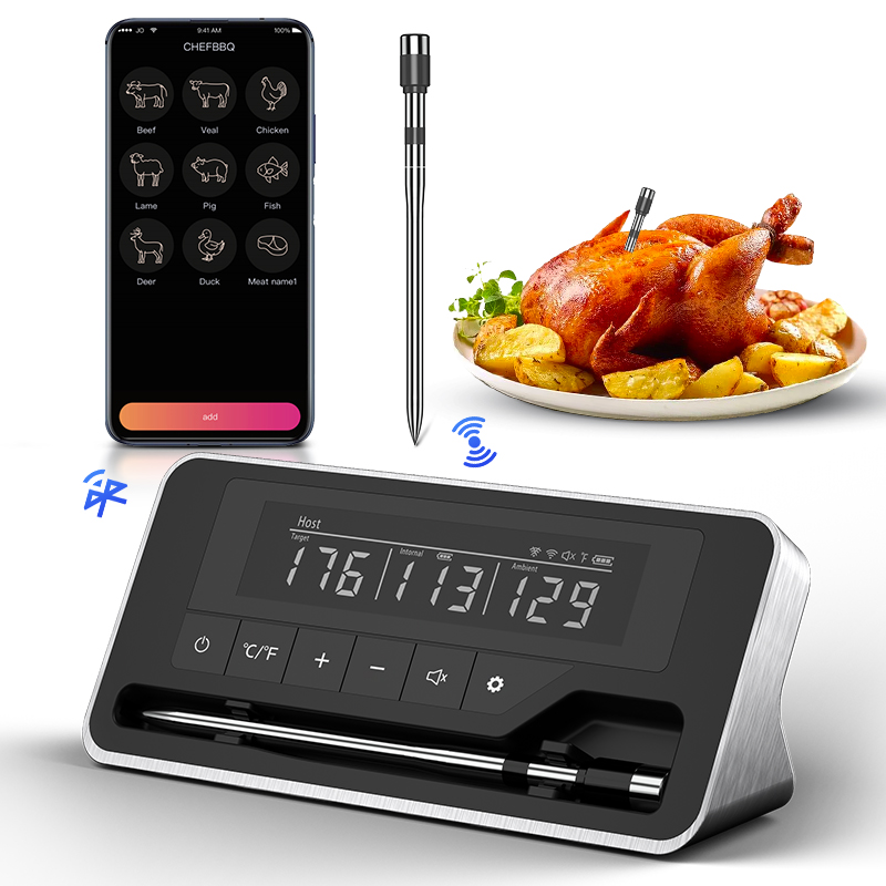 Meat Thermometer Wireless Prob - Digital Thermometer Probe ulasan dan harga