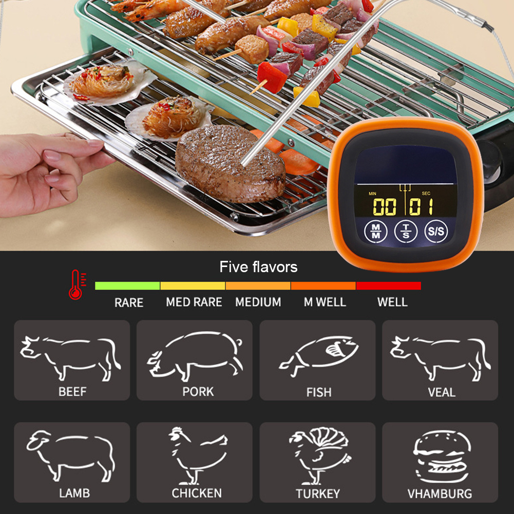 Digital Meat Temperature Therm - Digital Thermometer Probe ulasan dan harga