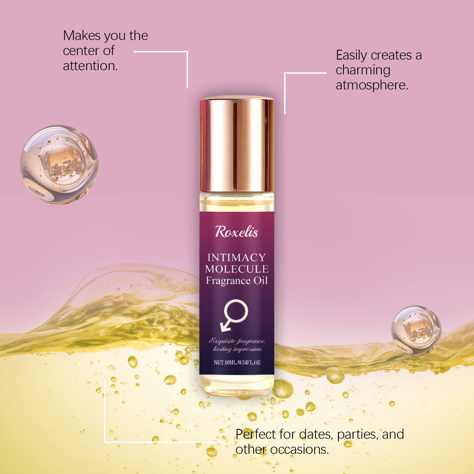 10ml Intimacy Molecule Roll On - Fragrance Oil 10Ml ulasan dan harga