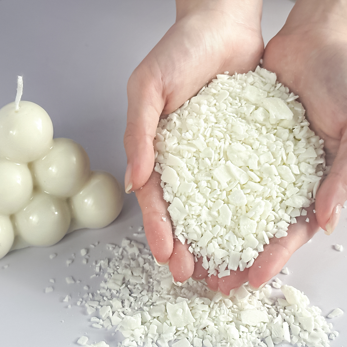 250g/500g Natural Soy Wax Gran - Candle Supplies Shop ulasan dan harga
