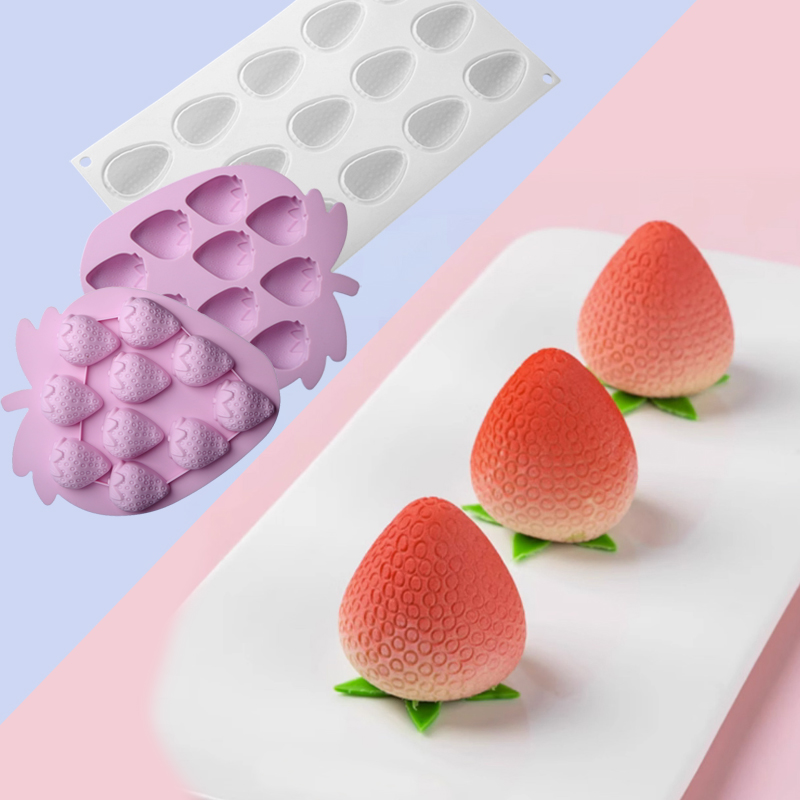 Meibum Strawberry Design Silic - Candle Supplies Eu ulasan dan harga