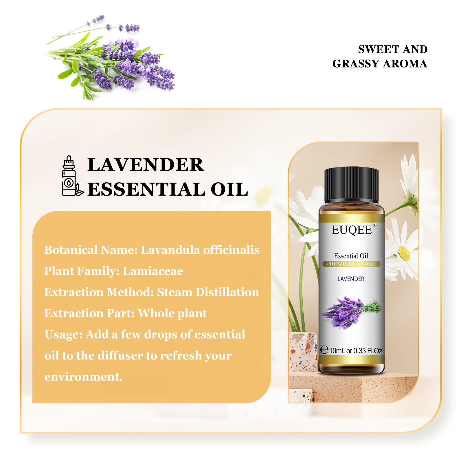 EUQEE 10ml Pure Natural Essent - Fragrance Oil 10Ml ulasan dan harga