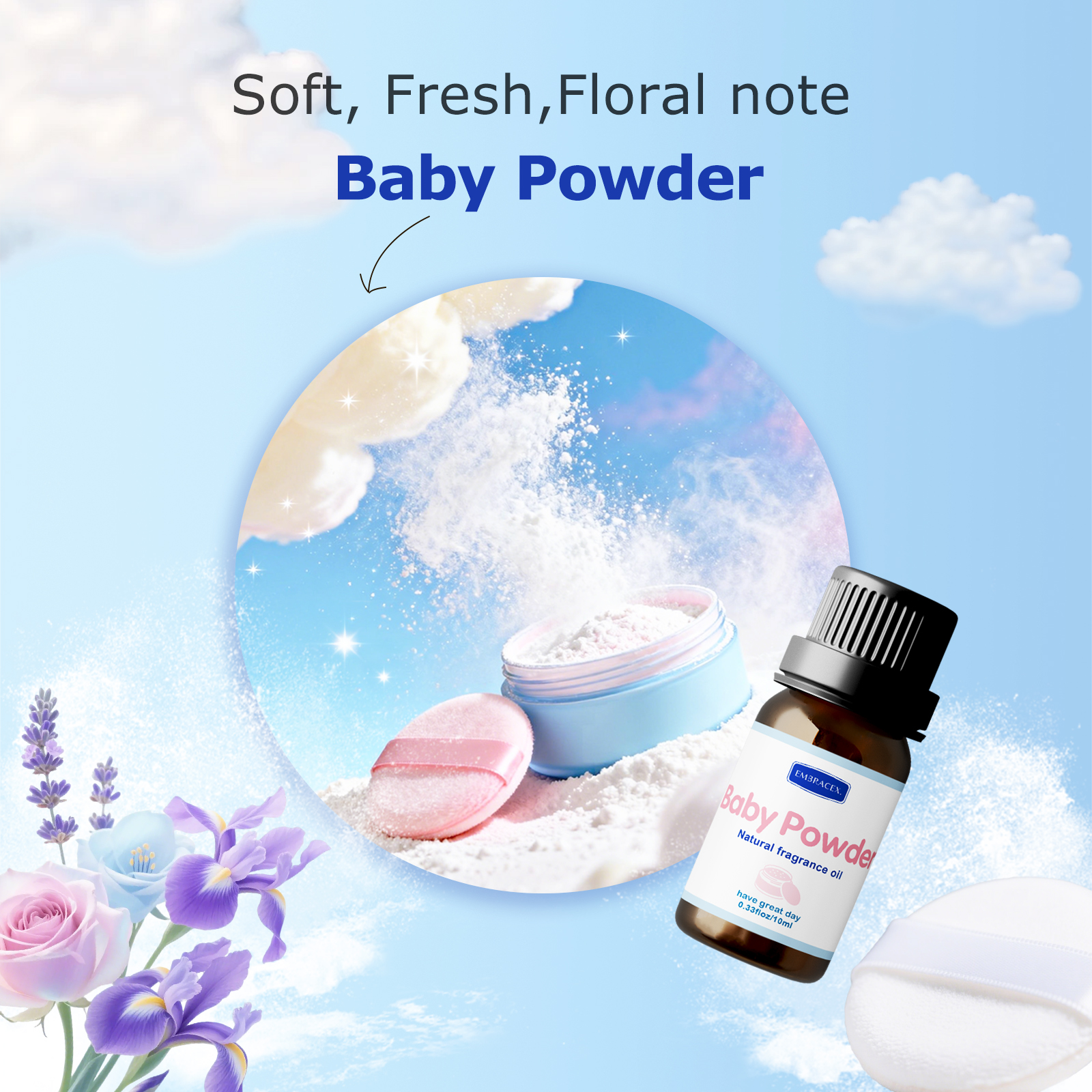 10ml Baby Powder Essential Oil - Fragrance Oil 10Ml ulasan dan harga