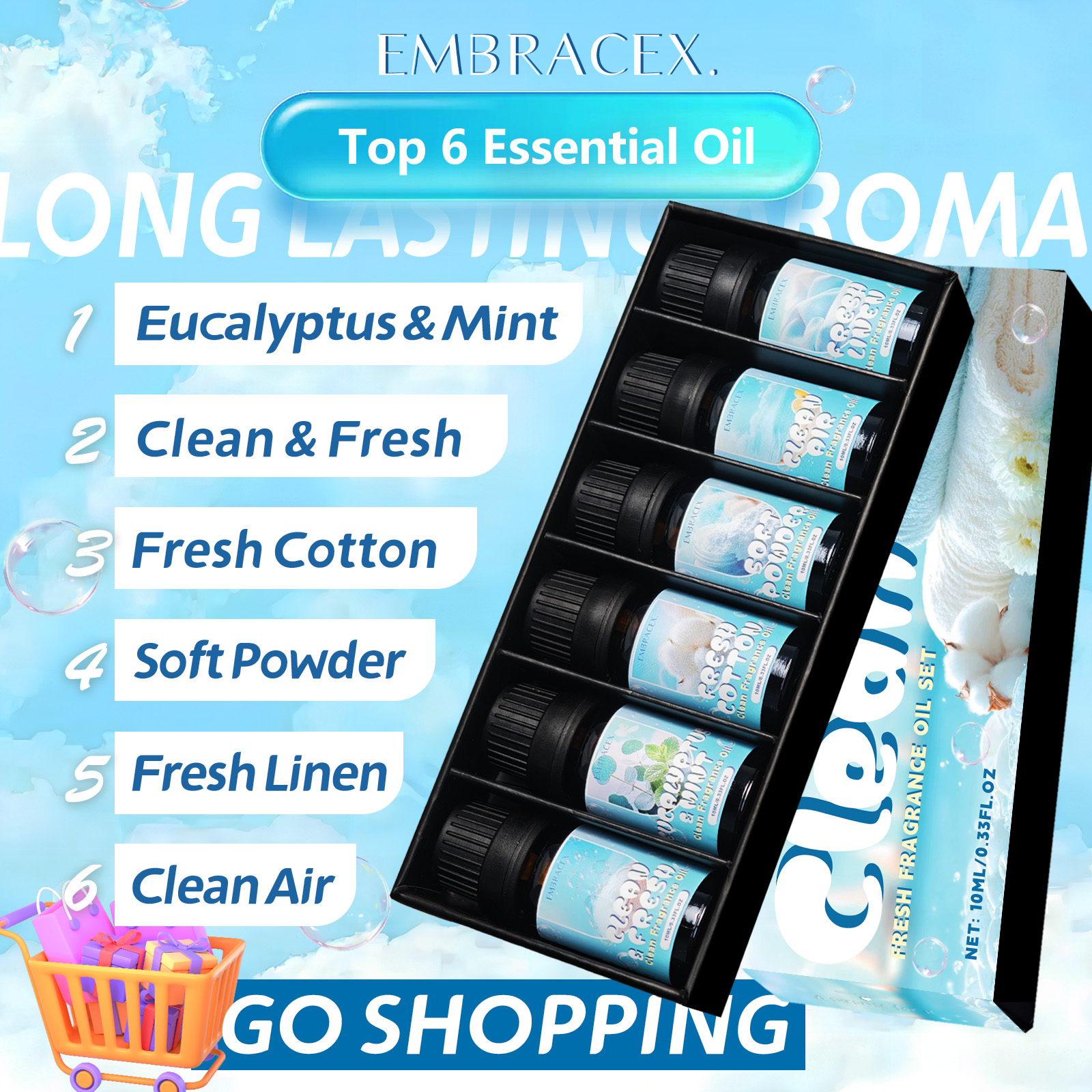 10ml Soft Powder Essential Oil - Fragrance Oil 10Ml ulasan dan harga